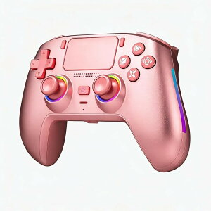 �v���X�e5 �R���g���[���[ pc �Q�[���p�b�h Bluetooth 5.3 ����/�L���ڑ� 6���W���C���Z���T�[���� 1000mAh�o�b�e���[ �}�N���@�\ �z�[�����ʃX�e�B�b�N 9�FRGB���C�g �~���[�g�{�^�� ���x�� �d�͊�