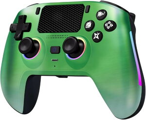 �v���X�e5 �R���g���[���[ pc �Q�[���p�b�h Bluetooth 5.3 ����/�L���ڑ� 6���W���C���Z���T�[���� 1000mAh�o�b�e���[ �}�N���@�\ �z�[�����ʃX�e�B�b�N 9�FRGB���C�g �~���[�g�{�^�� ���x�� �d�͊�