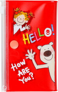 タイディ ちまちま仕分けるポーチ ココちゃん 赤 RYZ-1109 グリーティングライフ かばんの中がキレイに便利に!