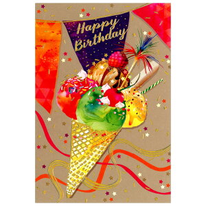 o[Xf[J[h J[`[g ptF AG320-46 ܂J[h `LEO[eBOX Birthday Card O[eBOJ[h aj