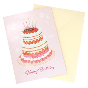 o[Xf[J[h ܂胁fB[J[h o[Xf[P[L H06-GN-68 ANeBuR[|[V Birthday Card O[eBOJ[h aj