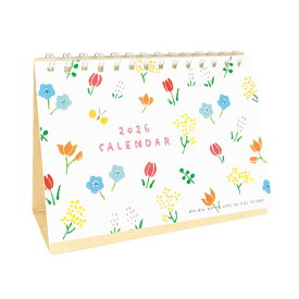 2026 カレンダー 卓上 RYU-RYU てぬぐい卓上カレンダー CT-2603 （R-11） 日曜始まり リュリュ 令和8年 てぬぐい tenugui chaco