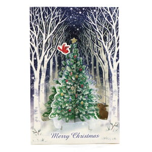 NX}XJ[h m TI S7041 тɃc[ ̃J[h Christmas card O[eBOJ[h