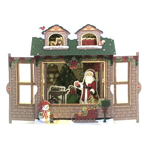 NX}XJ[h m TI S7043 K̂Ƃ̒ɃT^ ̃J[h Christmas card O[eBOJ[h