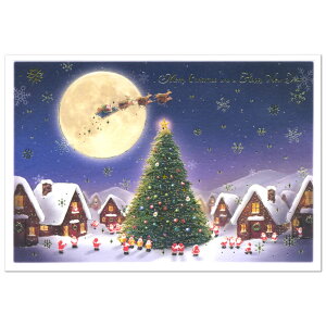 NX}XJ[h m ~jT^J[h S-408 ƃc[ O[eBOCt Christmas card O[eBOJ[h ËÒcxJ[h