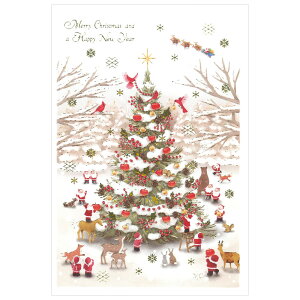 NX}XJ[h m ~jT^J[h S-428 傫ȃc[ O[eBOCt Christmas card O[eBOJ[h ËÒcxJ[h
