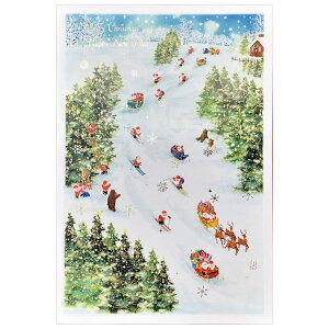 NX}XJ[h m ~jT^J[h S-396 XL[ O[eBOCt Christmas card O[eBOJ[h ËÒcxJ[h