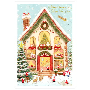 NX}XJ[h m ~jT^J[h S-420 T^nEX O[eBOCt Christmas card O[eBOJ[h ËÒcxJ[h