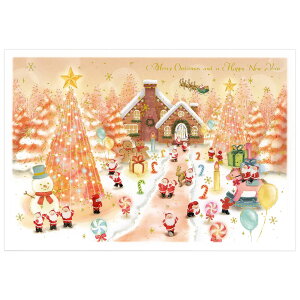 NX}XJ[h m ~jT^J[h S-425 sNc[ O[eBOCt Christmas card O[eBOJ[h ËÒcxJ[h