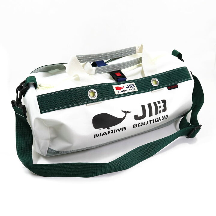 楽天市場】JIB ボーダーダッフルバッグ Sサイズ DSB グレー×モス 