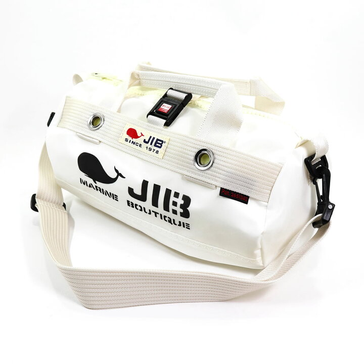 楽天市場】JIB ボーダーダッフルバッグ SSサイズ DSSB ホワイト  