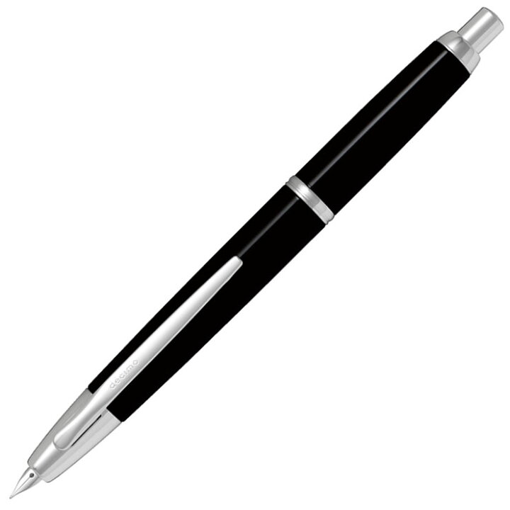 楽天市場】PILOT パイロット 万年筆 キャップレス・デシモ ブラック 