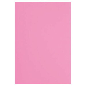 カウネット 色画用紙 四つ切 桃 5枚