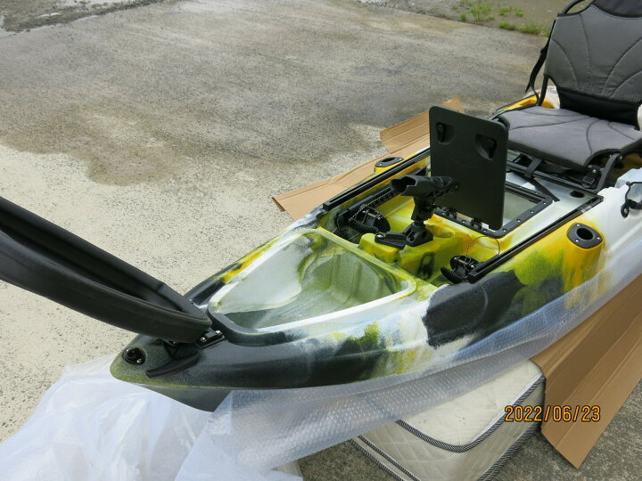 楽天市場】【ロッドスター】フィッシングカヤック 一人乗り ソロ  