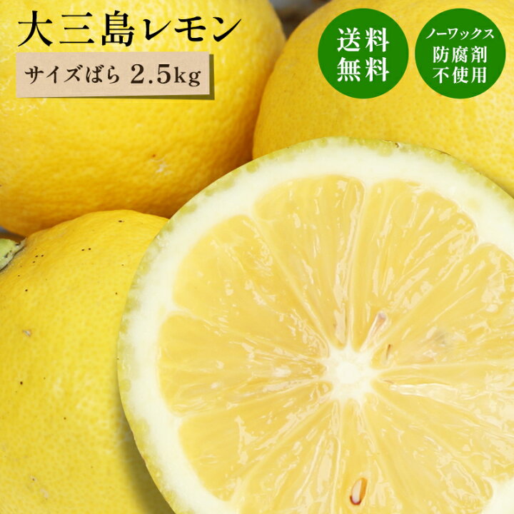 楽天市場】送料無料 国産レモン(減農薬栽培) 家族想い(家庭用) サイズばら 2.5kg ◇ ノーワックス・防腐剤不使用 愛媛県 大三島 お取り寄せ 国産 レモン 愛媛レモン 果物 フルーツ 訳あり わけあり 贈り物 グルメ 母の日 父の日 : sima ホリ田ヤ