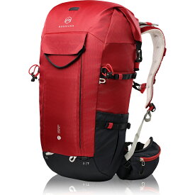 【ドイツで年間7000個販売】NORDKAMM 登山バックパック 40L レインカバー ヘルメットホルダー付き 防水 耐水圧2000mm 軽量 大容量 防災 災害用 旅行 アウトドア キャンプ ザック リュック バッグ