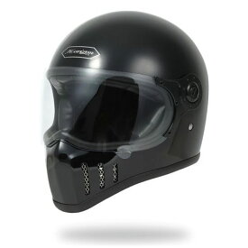 【アウトレット】フルフェイス へルメット バイク ビンテージ ブラック メンズ レディース S～XL HORIZON HELMETS JADE