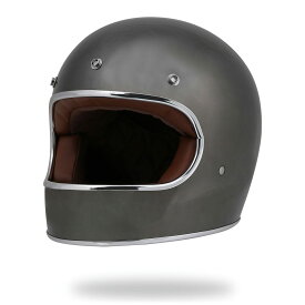 フルフェイス へルメット バイク ビンテージ ブラック メンズ レディース S～XL HORIZON HELMETS LAMP BIRD メタリックオリーブ