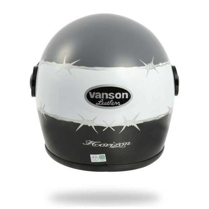 楽天市場】フルフェイスへルメット バイク VANSON コラボ ホワイト S 
