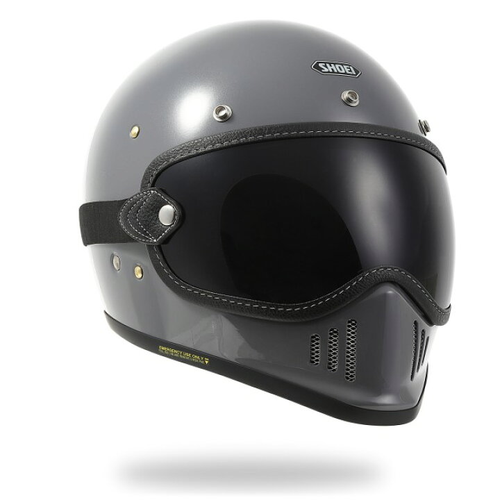 楽天市場】SHOEI EX-ZERO 専用設計 GOGGLE スモーク バイク ヘルメット 
