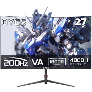 27�C���` �t��HD �Q�[�~���O���j�^�[ 180/200Hz VA�p�l�� 1920*1080 ���𑜓x 1800R�p�� 1ms�������� HDR FreeSync G-Sync�݊� �L�F�� sRGB99�� ��u���[���C�g VESA�Ή� HDMI*2.0/DP*1.4 PC���j�^�[ �f�B�X�v���C �Q