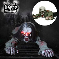 這うゾンビ ハロウィン 這イ這イゾンビ 動くホラー 電動 人形 1点 2点 お化け屋敷 デコレーション 音声セ…