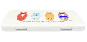 馬の顔マスクケースハードタイプおがわじゅりイラストマスクケース持ち運びに便利な馬柄マスクケース※マスクは別売りです※常備薬、絆創膏、通帳やチケットケースにもいいね♪AGREATFUTUREWILLWAITFORIT