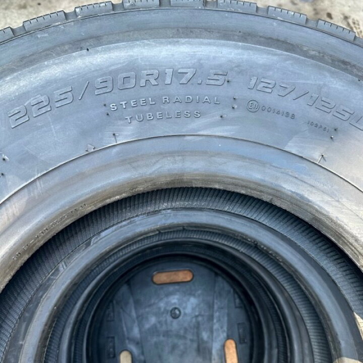 楽天市場】中古タイヤ 中古 225/90R17.5 127/125L トラックタイヤ 
