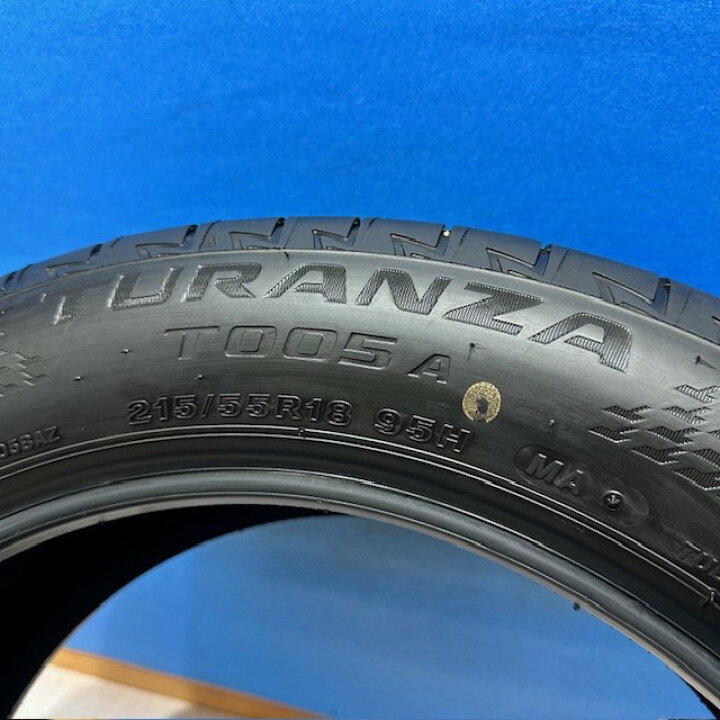 楽天市場】中古タイヤ 中古 215/55R18 ブリヂストン TURANZA T005A MA 