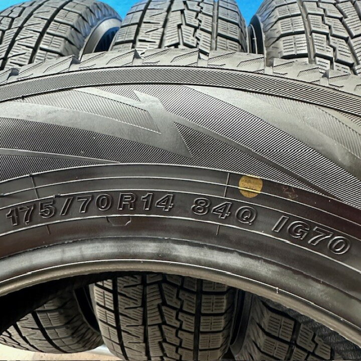 楽天市場】中古タイヤ 中古 スタッドレス 175/70R14 YOKOHAMA ICE 