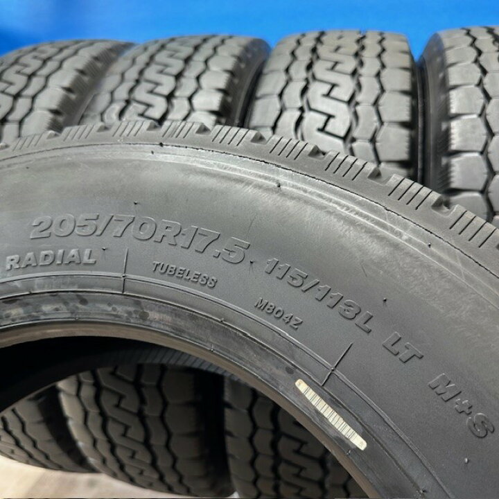 楽天市場】中古タイヤ 中古 トラックタイヤ 205/70R17.5 115/113 L LT 