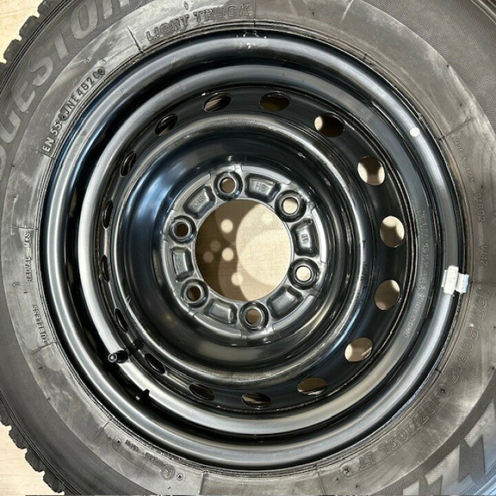 楽天市場】中古 スタッドレス タイヤ ホイールセット 195/80R15 107  