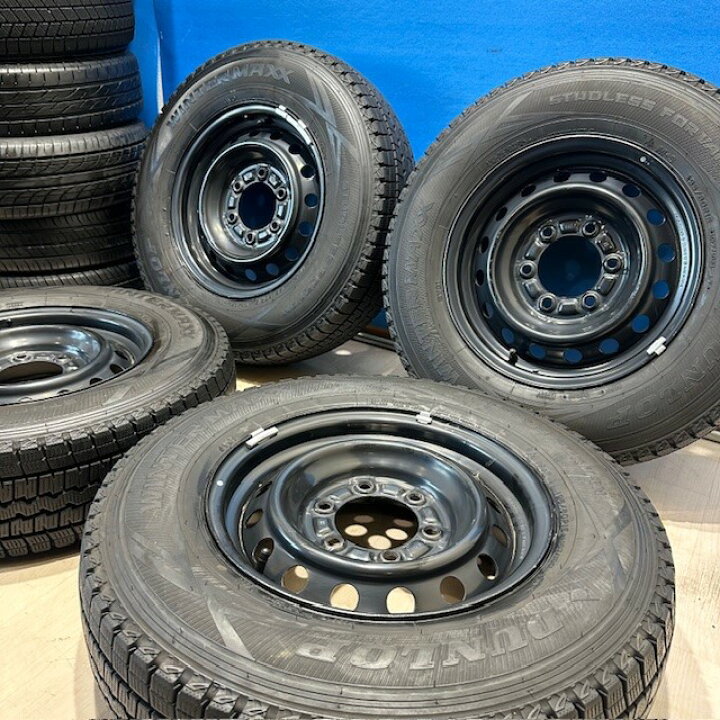 楽天市場】中古 スタッドレス タイヤ ホイールセット 195/80R15 107 