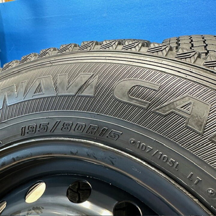 楽天市場】中古 スタッドレス タイヤ ホイールセット 195/80R15 107 