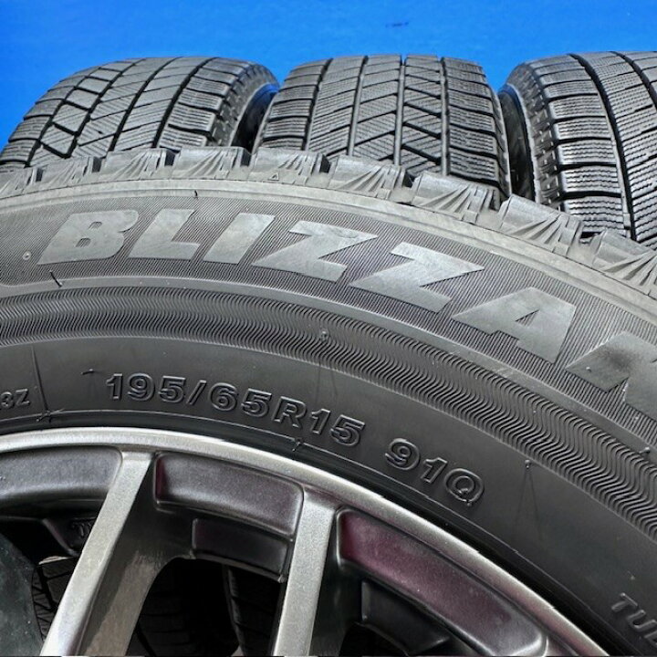 楽天市場】中古 スタッドレス ホイールセット 195/65R15 15×6J ET：45  