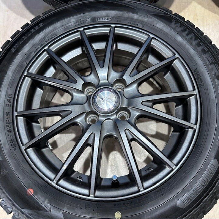 楽天市場】中古 スタッドレス ホイールセット 185/65R15 15×5.5J ET 