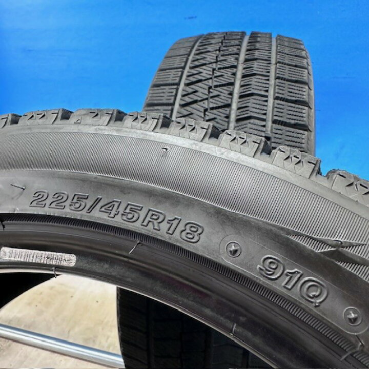 楽天市場】中古タイヤ 中古 スタッドレス 225/45R18 ブリヂストン 