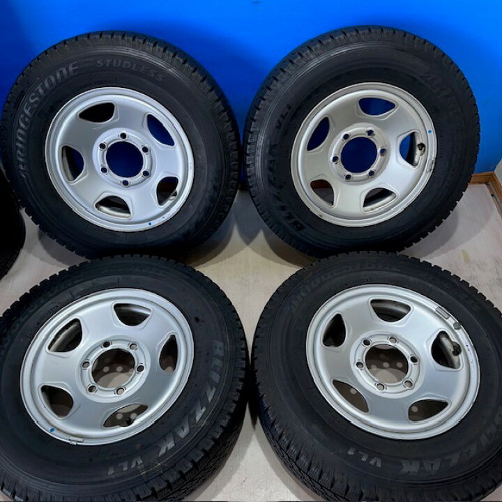 楽天市場】中古 スタッドレス タイヤホイールセット 195/80R15  