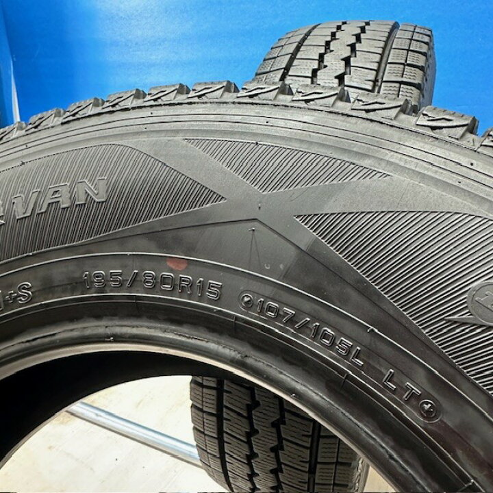楽天市場】中古 スタッドレス 195/80R15 107/105 L LT ダンロップ 