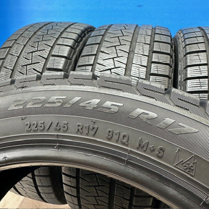 楽天市場】中古 スタッドレス スタッドレスタイヤ 225/45R17 ピレリ 