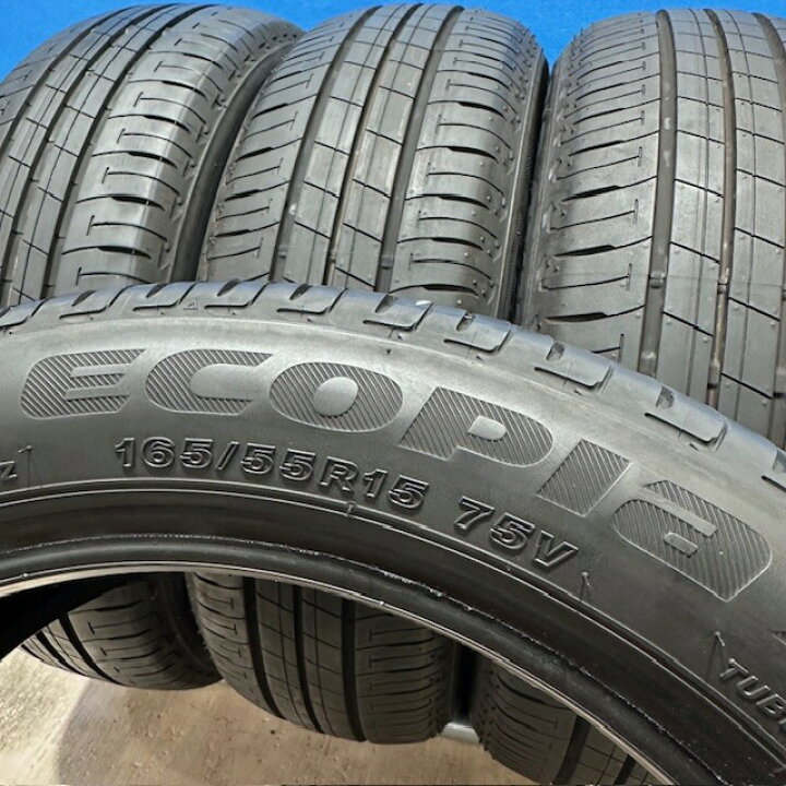楽天市場】中古 中古タイヤ 165/55R15 ブリヂストン ECOPIA EP150 サマ 
