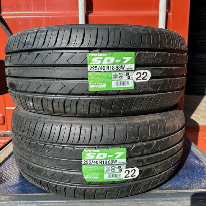 楽天市場】タイヤ 225/40R18 TOYO SD-7 サマータイヤ 225/40/18 2本 