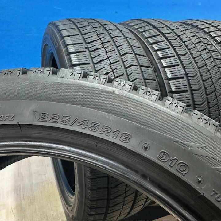 楽天市場】中古 タイヤ スタッドレスタイヤ 225/45R18 ブリヂストン 