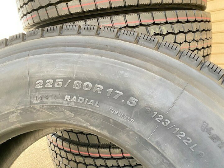 楽天市場】225/80R17.5 123/122L トラックタイヤ BS ブリヂストン M888 