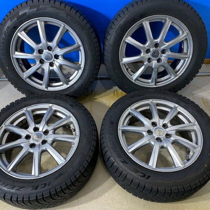 楽天市場】中古タイヤ 中古 205/55R16 スタッドレス ホイールセット 