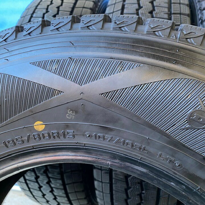 楽天市場】中古タイヤ 中古スタッドレスタイヤ 195/80R15 107/105L LT 