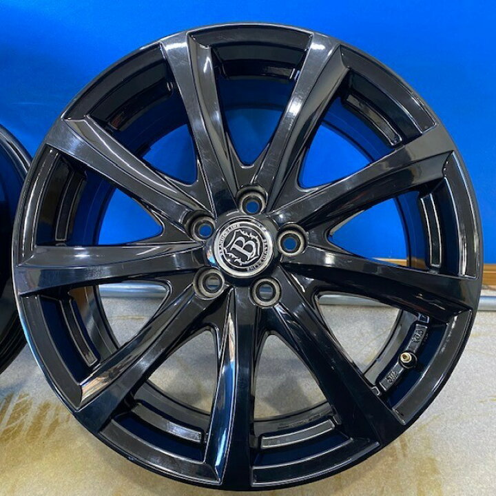 楽天市場】17インチ ホイール 17X7J 5穴 100 +48 4本セット 中古 