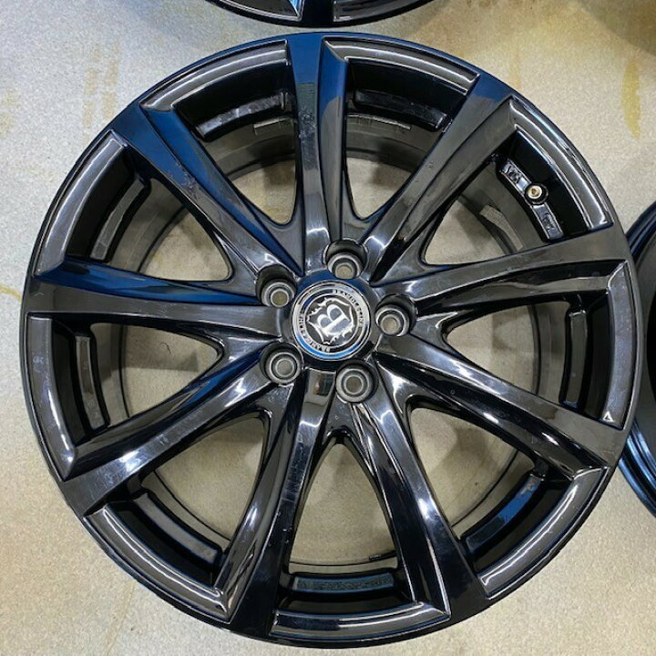 楽天市場】17インチ ホイール 17X7J 5穴 100 +48 4本セット 中古 