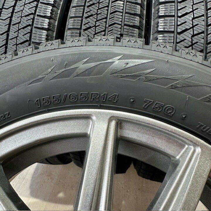 楽天市場】中古 スタッドレス タイヤ ホイールセット 軽自動車 155 