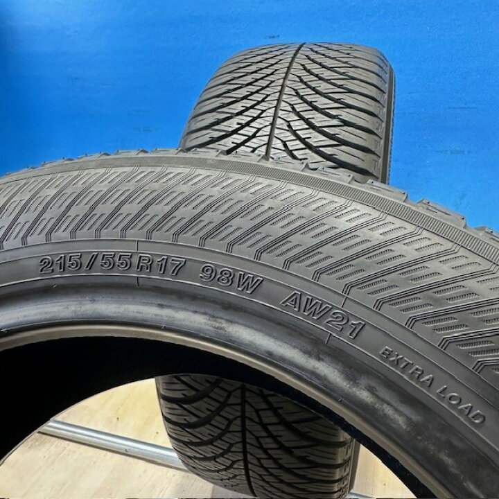 楽天市場】中古 中古タイヤ 215/55R17 YOKOHAMA BluEarth-4S AW21 